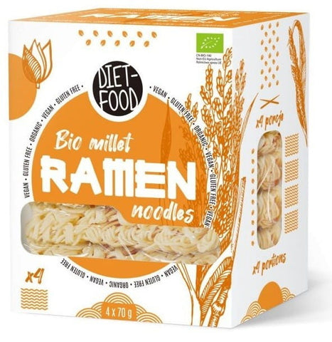 Proso Ramen rezance 100% bez masla. BIO 280 g DIÉTNA STRAVA