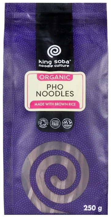 Nudeln (Reis, Vollkornnudeln) glutenfrei pho BIO 250 g - KING SOBA - Biogo.de