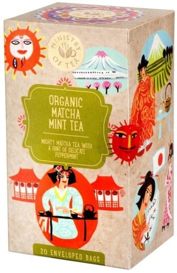 Té Verde con Menta y Matcha BIO (20 x 17 g) 34 g - MINISTERIO DEL TÉ