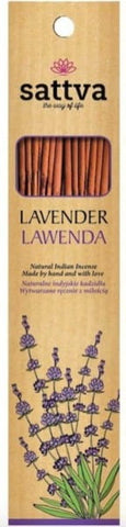 Incienso de lavanda natural incienso 30g SATTVA