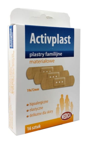 Familie Gewebebänder 16 Stück von Activplast, verschiedene Farben, vielseitige textile Verbandbänder für medizinische Anwendungen