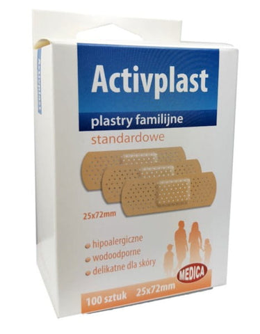 Familienstandardpflaster 100 Stück - ACTIVPLAST