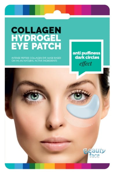 BEAUTY FACE glättende Augenpads, weiche und feuchtigkeitsspendende Pads gegen Augenringe und Schwellungen, Nahaufnahme