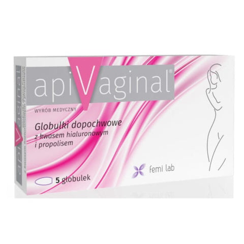 Apivaginal glóbulos 5 g ácido hialurónico y propóleo
