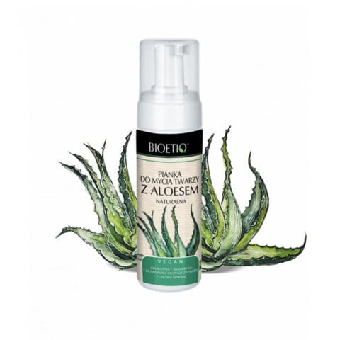 Espuma limpiadora facial con aloe 150 ml BIOETIQ