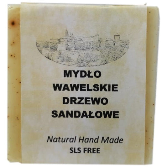Wawel Sandelholzseife von CARMEN, 100 g, zeigt eine stilvolle Seifenverpackung mit Sandelholzduft, ideal für Pflege und Duft.