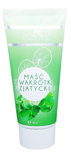 Asiatische Wakrotka-Salbe in 100 ml Tube von FARM VIX, cremige Salbe mit asiatischen Kräuterextrakten, für die Hautpflege.