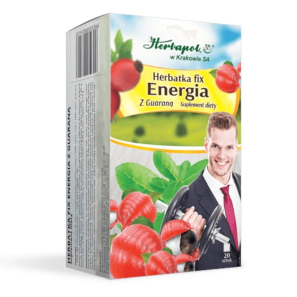 Fix Energietee mit Guarana 20 Beutel HERBAPOL