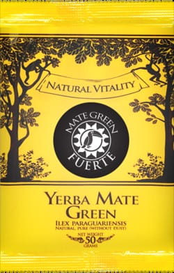 Yerba Mate Grün Fuerte 50 g - Biogo.de