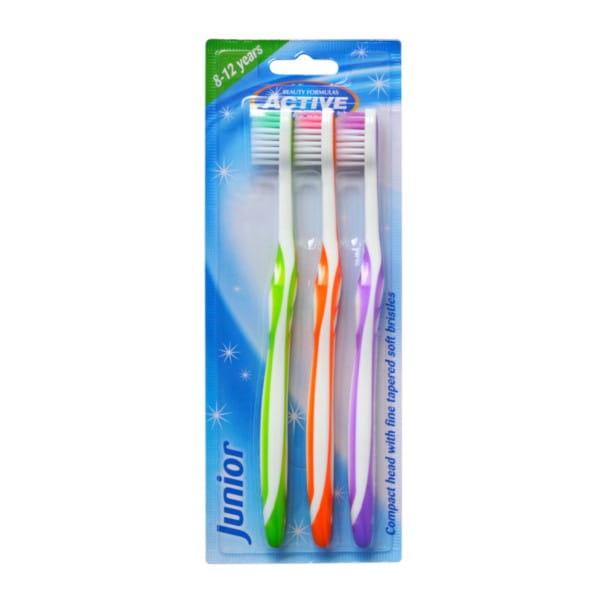 Brosse à dents active junior 8 - 12 ans FORMULES DE BEAUTÉ