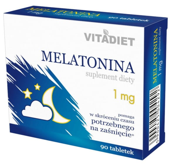 Melatonin 1mg 90 tab VITADIET erholsamen Schlaf - Biogo.de Imagen principal del producto