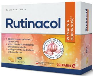 Onglet Rutinacol 120. avec la grippe froide COLFARM