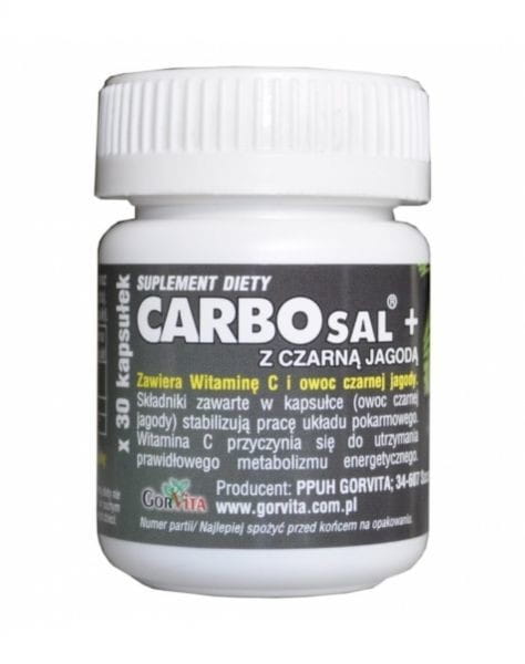 Carbosal mit Heidelbeere 30 GORVITA-Kapseln - Biogo.de