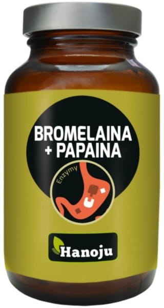 Bromelain Papain 500 MG 90 Kapseln Verdauung HANOJU - Biogo.de Hovedbillede
