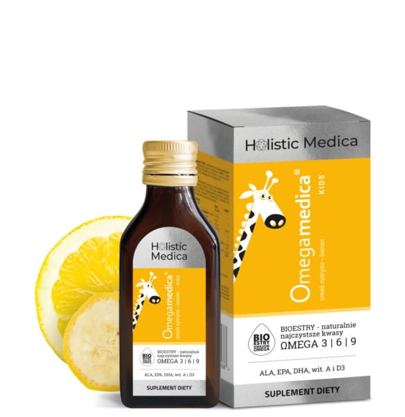 OMEGAMEDICA enfants citron banane 100 ml FLC