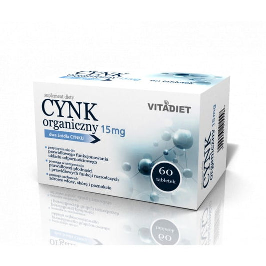 Organisches Ynk 15 mcg 60 tab. VITADIET-Widerstand - Biogo.de