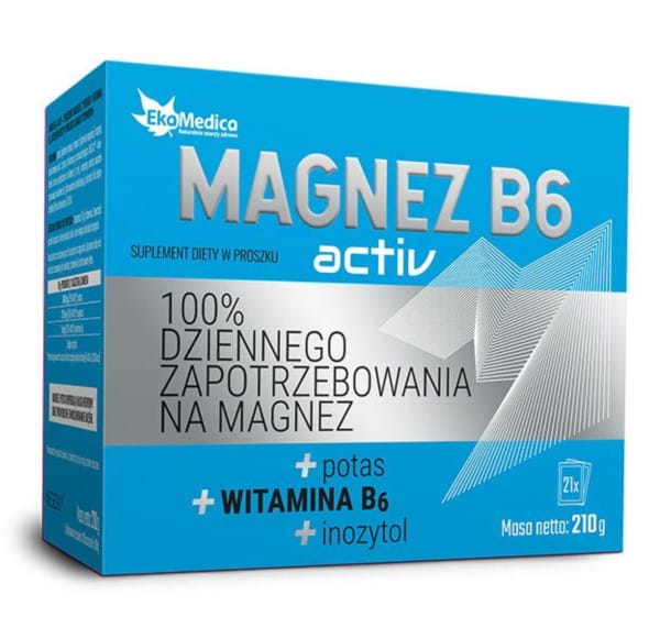 Magnesium B6 active 21x10g EKAMEDICA bags
