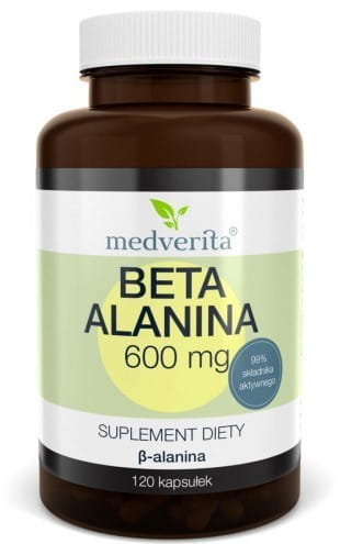 Beta alanín 600 MG 120 kapsúl MEDVERITA