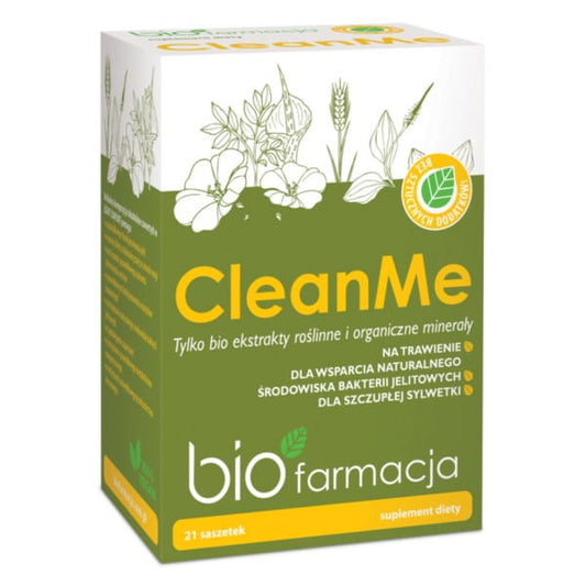 BioPharmation Cleanme 21 Beutel für Verdauungssystem, natürliche Bio-Formulierung in praktischen Beuteln