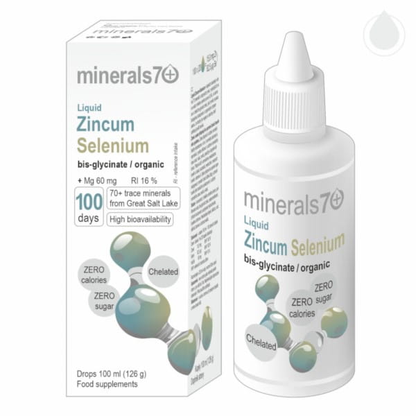 Zink-Selen-Flüssigkeit 100ml Zink-Selen MINERALIEN7+
