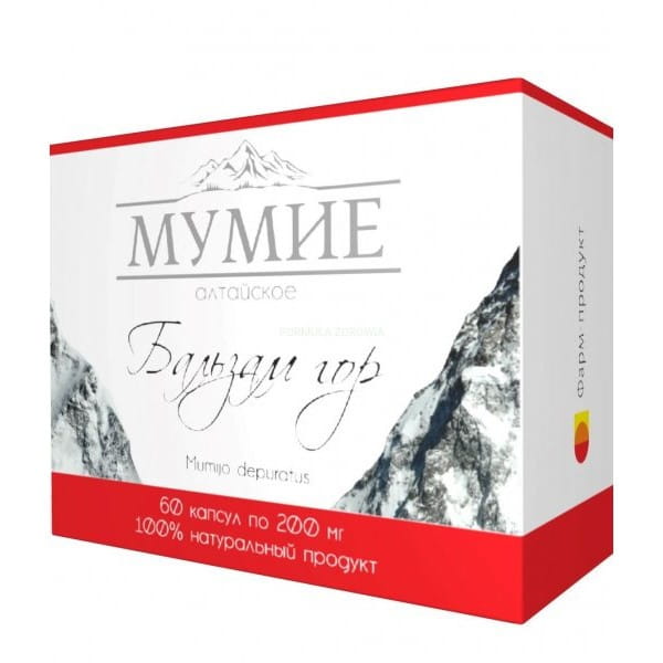 Mummia Altai "Balsamo delle Montagne" 60 capsule x 02 g