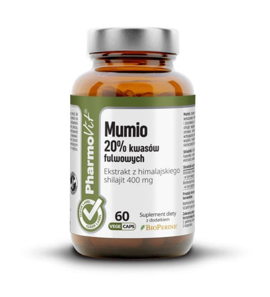 Mumio 20 % Fulvinsäure Clean Label - PHARMOVIT - Biogo.de