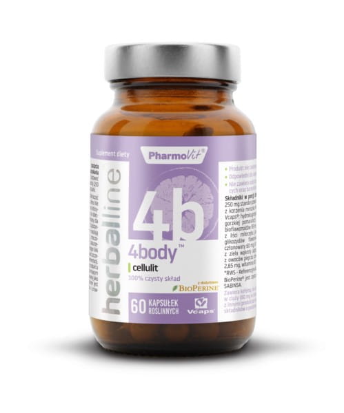 4 Körper 60 Kapseln Cellulite PHARMOVIT HERBALLINE - Biogo.de Main image