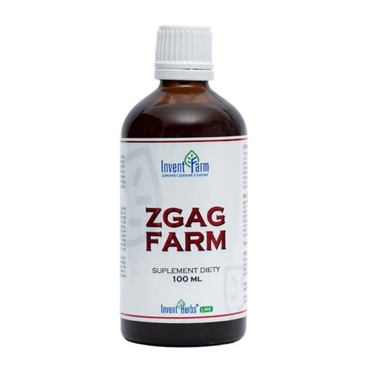 Flasche Farm Sodbrennen Verdauung von INVENT FARM, 100 ml, mit natürlichen Inhaltsstoffen gegen Sodbrennen und Verdauungsbeschwerden.