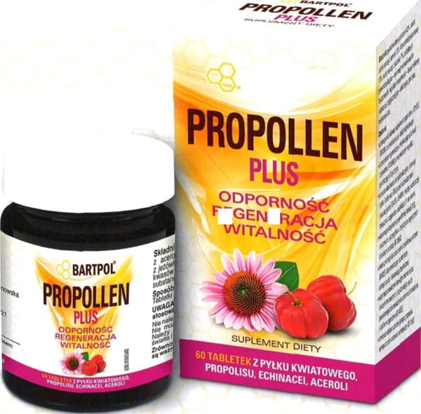 Propollen plus 60 Tab Resistenz, Regeneration BARTPOL - Biogo.de Hlavní obrázek produktu