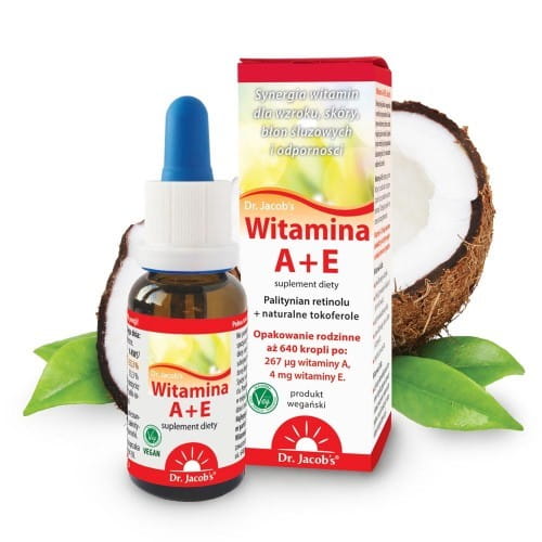 Vitamin A + E 20 ml 640 drops DR. JAKOBS