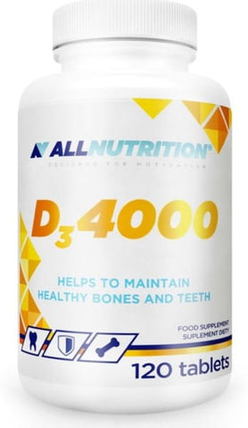 Vitamine D3 4000 ui 120 t ALLNUTRITION résistance
