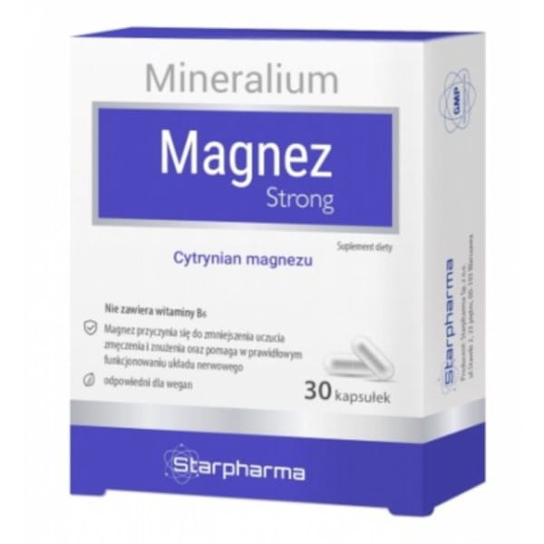 Mineralium Magnesio fuerte 30 caps. citrato de STARPHARMA