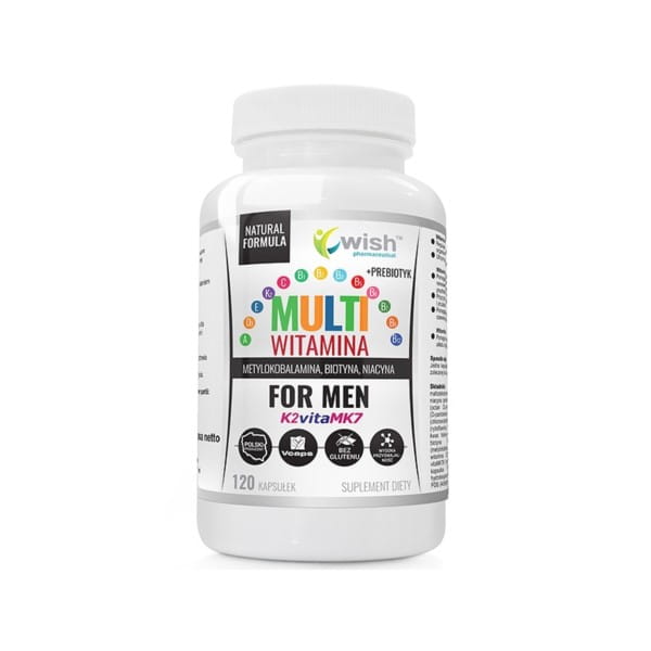 MultiWitamina Complex para hombres 120 c�psulas WISH