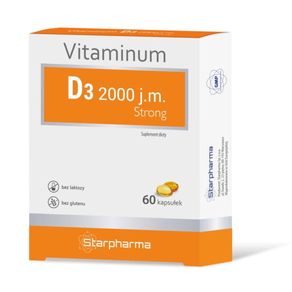 Vitamín D3 2000 IU silný 30 k STARPHARMA