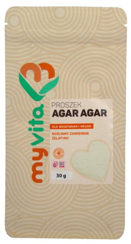 Agar en polvo 30 g MYVITA espesante natural