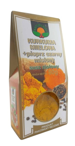 Cúrcuma molida con pimienta negra 50g NATURE WELCOME