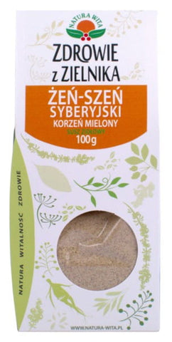 Ginseng - Ground Siberian Ginseng Root 100 NATURA WELCOME