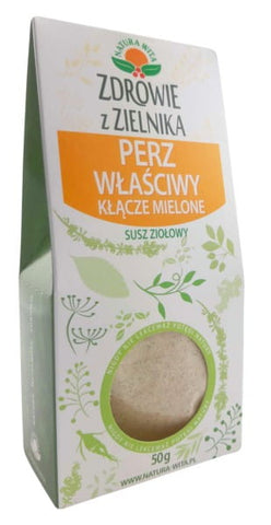 Perz richtiges Rhizom gemahlen 50g NATURA WELCOME