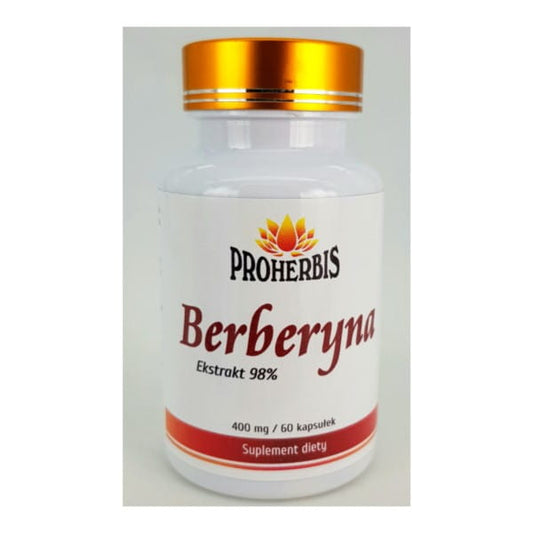Berberin HCL 98% 60 Kapseln PROHERBIS - Biogo.de