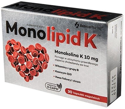 Monolipid K 30 capsulas XENICOPHARMA