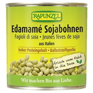 Edamame Sojabohnen in BIO-Salzlake 200 g (130 g) (Dose) - RAPUNZEL - Biogo.de