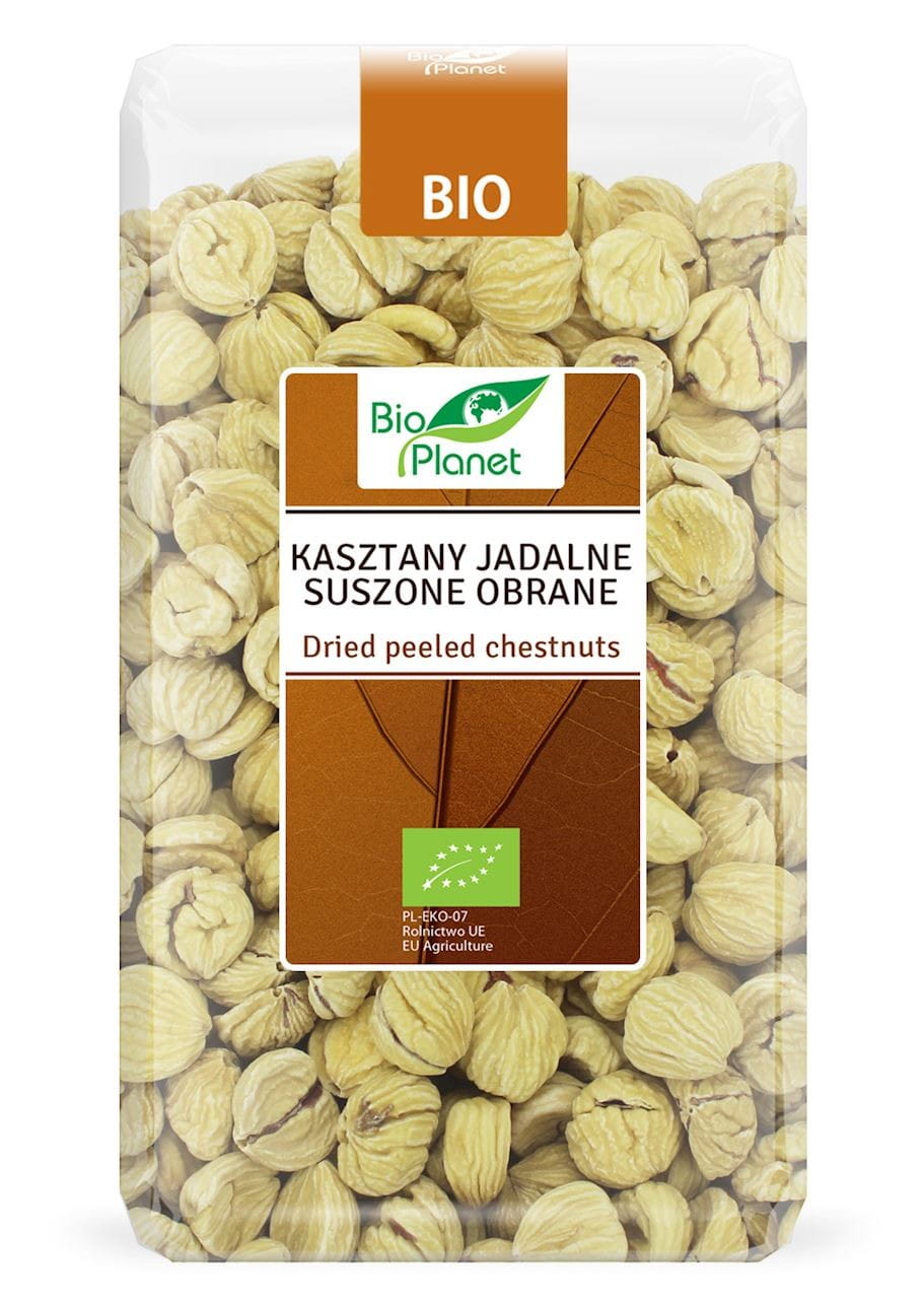 Essbare getrocknete Esskastanien, geschält BIO 1 kg - BIO PLANET - Biogo.de