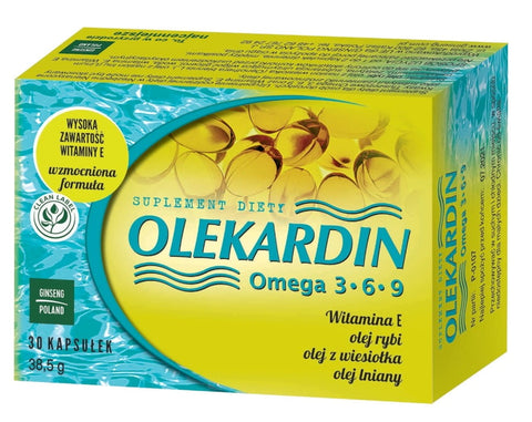Olekardin - OMEGA 3 - 6 - 9 30 cápsulas GINSENG