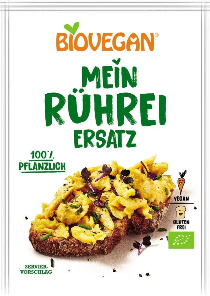 Rühreipulver-Ersatz, vegan glutenfrei BIO 50 g - BIOVEGAN - Biogo.de