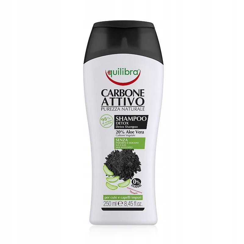 Shampoing au charbon actif 250ml EQUILIBRA