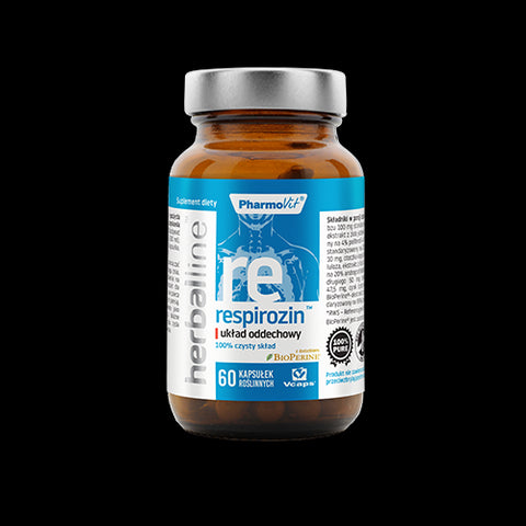 C�psulas para soporte respiratorio (Respirozin) sin gluten 60 piezas (2946 g) - PHARMOVIT HERBALLINE