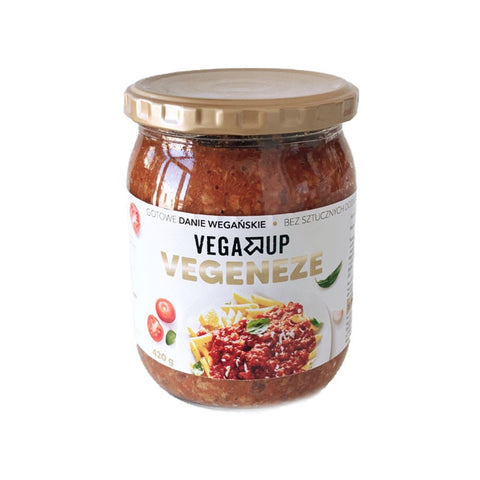 Espaguetis con salsa Vegeneze 420 g - VEGA UP