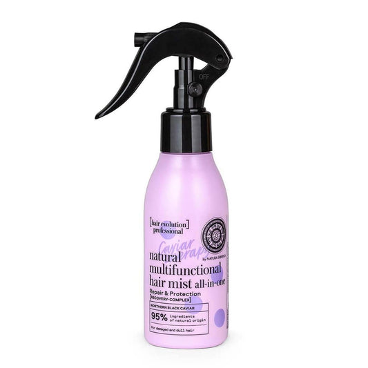 Nebel für geschädigtes, mattes Haar in Caviar Therapy, 115ml, von NATURA SIBERICA, mit pflegenden Inhaltsstoffen, im Sprayflakon