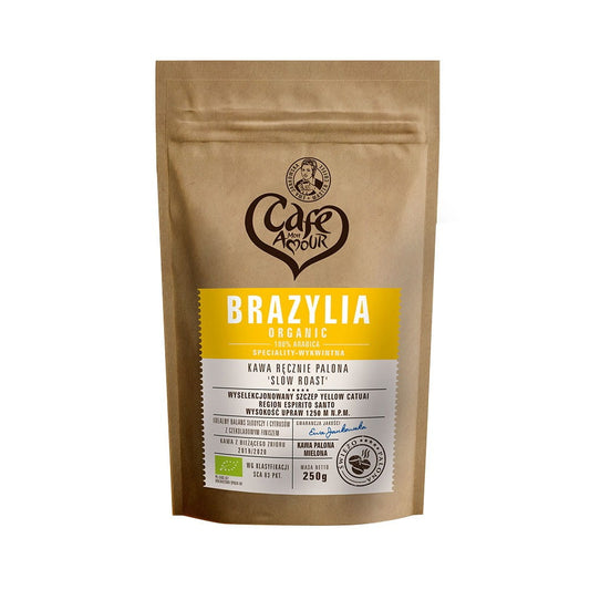 Gemahlener Kaffee, handgeröstet 100% Arabica aus Brasilien, CAFE AMOUR, 250 g, frisch und aromatisch, von CAFE CREATOR