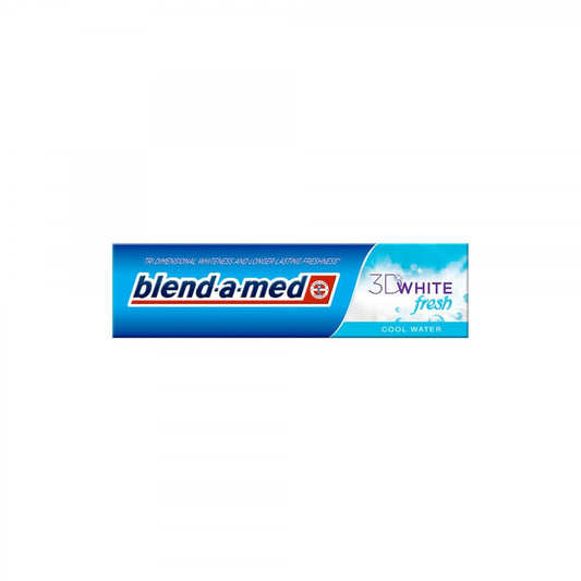 Procter&Gamble 3D Weißes Frisches Wasser Zahnpasta, 100 ml, mit kühlem Wasser-Duft, für strahlendes Lächeln.